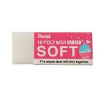 PENTEL PENTO Hypopolymer Eraser, Small Block