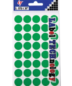 Colored Paper Sticker Green Latex 16 mm C-302