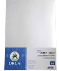 ORCA Clear plastic sheet for cover, A4 size, 140 microns thick (pack of 100 sheets)