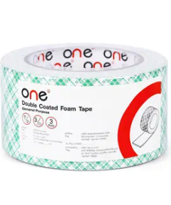 ONE Double-Sided Adhesive Foam Tape 21 mm. X 3 meters (Pack of 3 rolls)