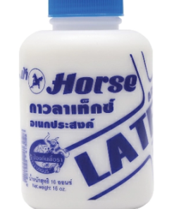Latex glue, round bottle 472 ml. Horse brand H-16