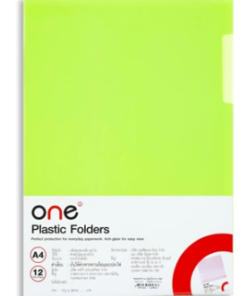 ONE Green Document Envelope A4 Size (12 Envelopes/Pack)