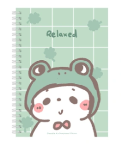 DOUBLE A B5 Ring Binder 80g 60 Sheets Bear Please