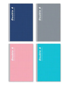 A5 Glue Notebook 70g 40 sheets Mixed colors Double A Professional