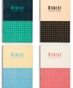 Softcover notebook, mixed patterns, ONE, cut 9, 70 grams, 20 sheets, pack of 4 books