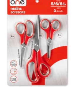 ONE Triple Scissors (3 pieces/pack)