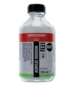 น้ำยาผสมสีอะครีลิคด้าน อัมสเตอร์ 24173117 250 ml.