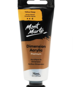 Premium Acrylic Paint Yellow Deep Monmart 5245562 Yellow 75 ml..