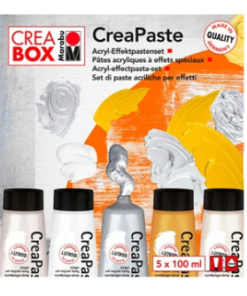 ชุดสีอคริลิค CreaPaste Marabu 157183 5x100ml. M/B # 120