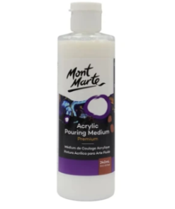 Acrylic color mixing media for pouring MONT MARTE 240 ml.