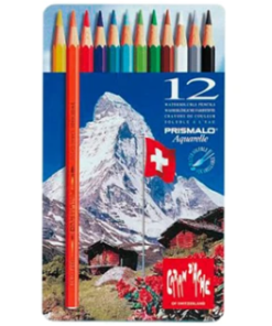 Prismalo Caran D'Ache 601312 12 colors water-based colored pencils 999.