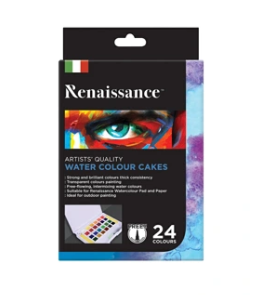 RENAISSANCE Artist Watercolor 24 Colors