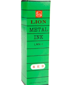 Lion Oil Based Ink for Numbering Machine, Red 28 grams/bottle