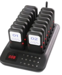 WORREX Wireless Queue Caller 16 Queues Model W-BCT666B Black