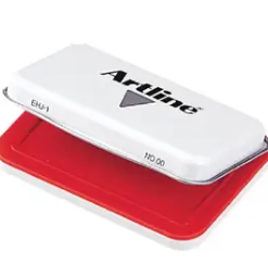 ARTLINE แท่นประทับตรา เบอร์ 00 สีแดง ไซส์ 40X63 มม.