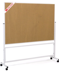 บอร์ดไม้ก๊อก ขาตั้งล้อเลื่อน Siam Board OFMS0108 60x90 ซม.