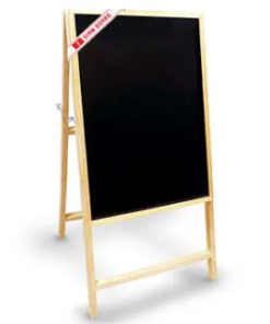 ชอล์คบอร์ด กระดานดำ ขาตั้งบานพับ 1 หน้า OFMS0086