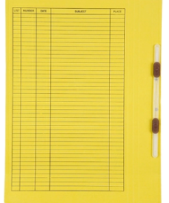 F/C file with plastic tongue