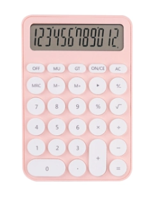 NEO เครื่องคิดเลข 12 หลัก JN-700 สีชมพู