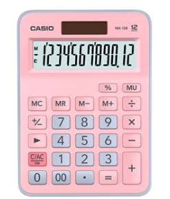 Calculator Casio MX-12B-PKLB Color Pinkblue Pink