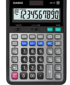 10-digit calculator, black, Casio DS-1JT