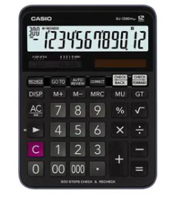 Calculator Casio DJ-120D PLUS Black