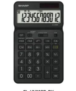 SHARP เครื่องคิดเลข รุ่น EL-VN83SB สีดำ